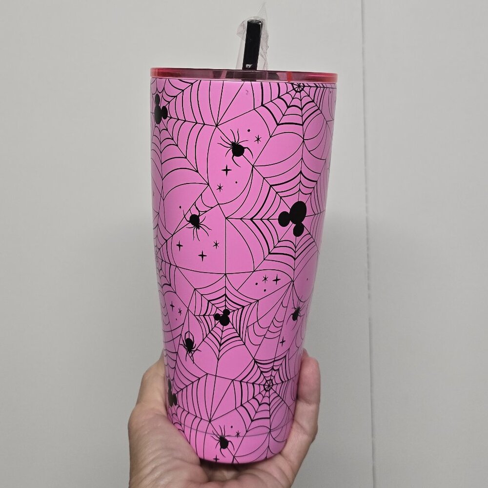 New Disney Halloween Pink Mickey Mouse Stainless Steel Tumbler 2024